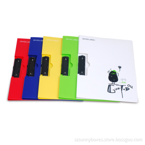 2015 High quality customized Colorful Printed pp Plastic file folder / presentation folder